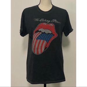 The Rolling Stones Graphic T-Shirt Black Size M